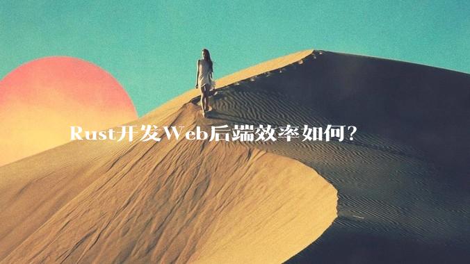 Rust开发Web后端效率如何？